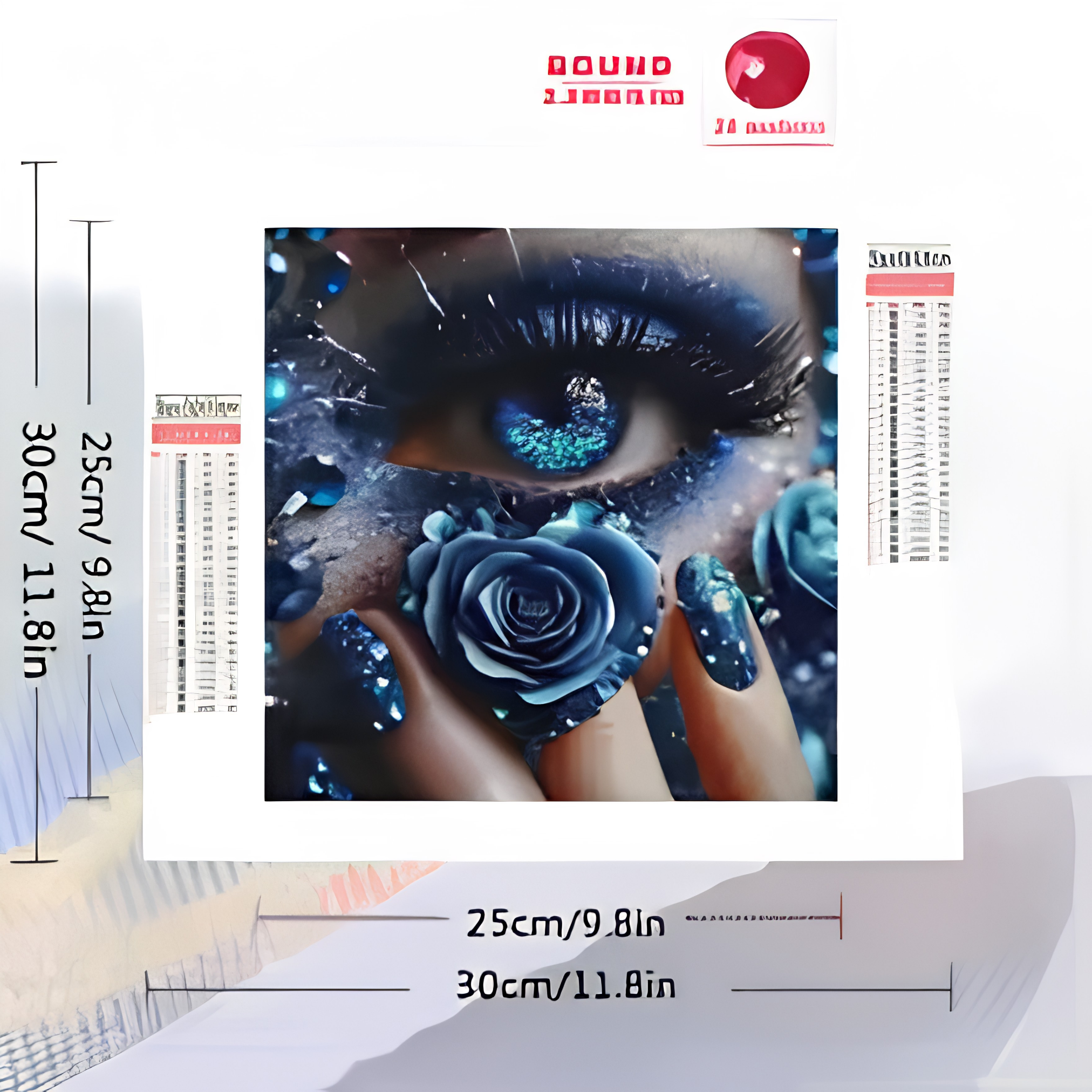 Blue Eye Delight Diamond Painting