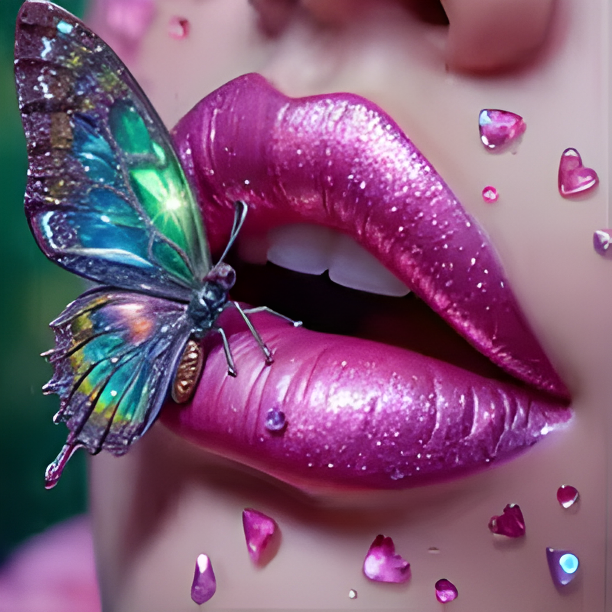 Kiss of Diamonds: Glamorous Lip & Eye Diamond Art Kits