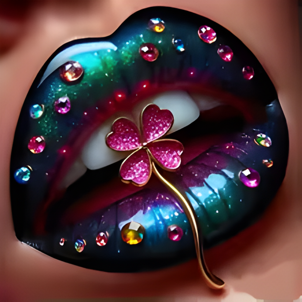 Kiss of Diamonds: Glamorous Lip & Eye Diamond Art Kits
