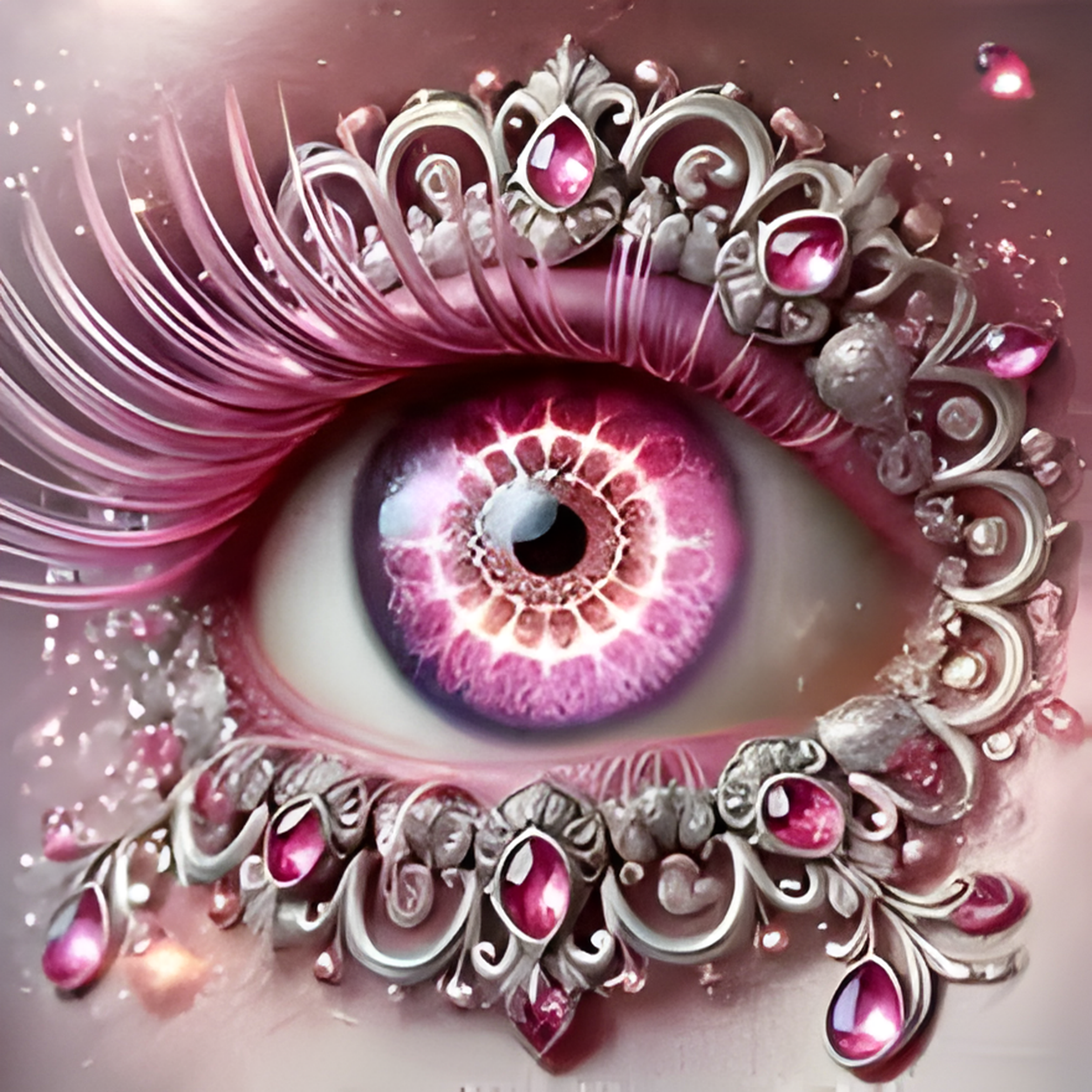 Kiss of Diamonds: Glamorous Lip & Eye Diamond Art Kits