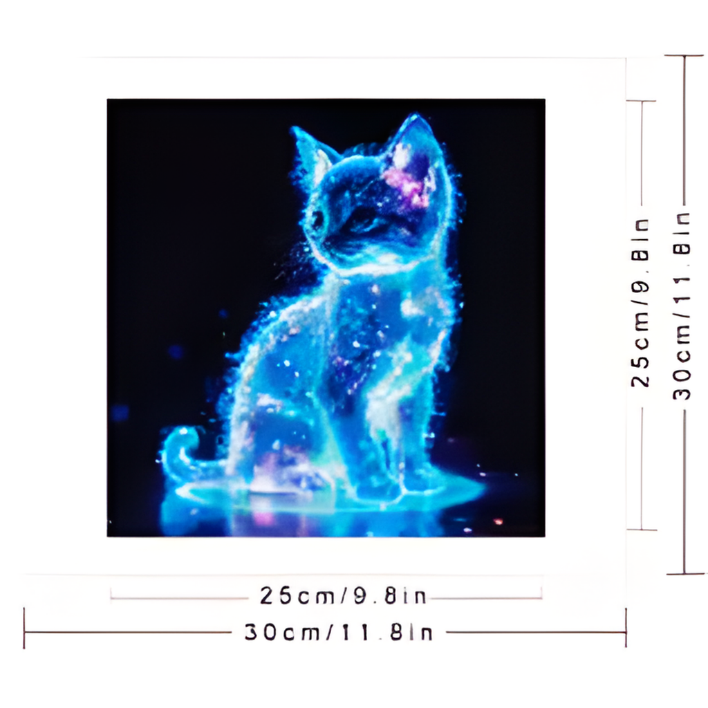Neon Kitty AB Diamond Painting