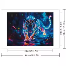 The Pitter Patter Of A Prowling Panther AB Diamond Painting