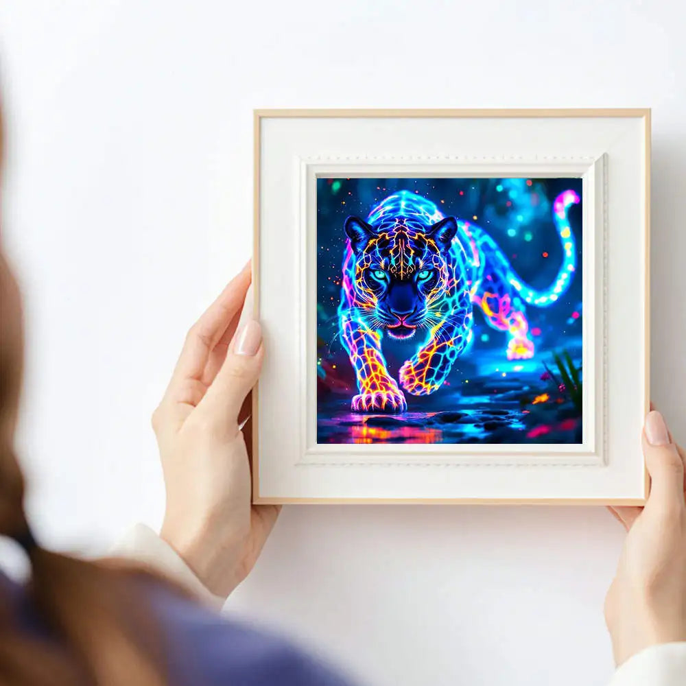 Vivid Neon Wildlife Diamond Painting Kits