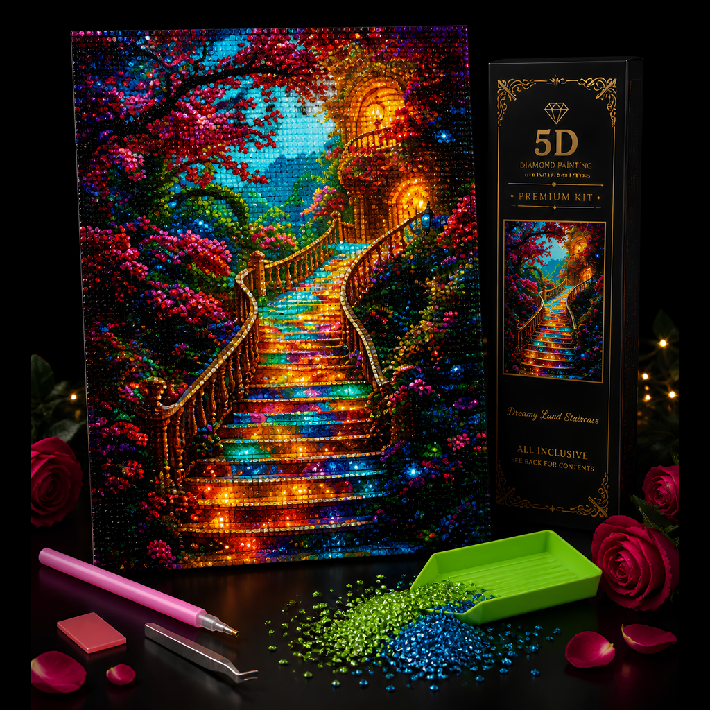 5D Diamond Painting Kit – Eden's Stairway To Heaven